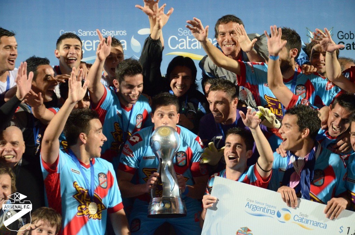 A 10 años de que Arsenal se consagrara campeón de la Copa Argentina