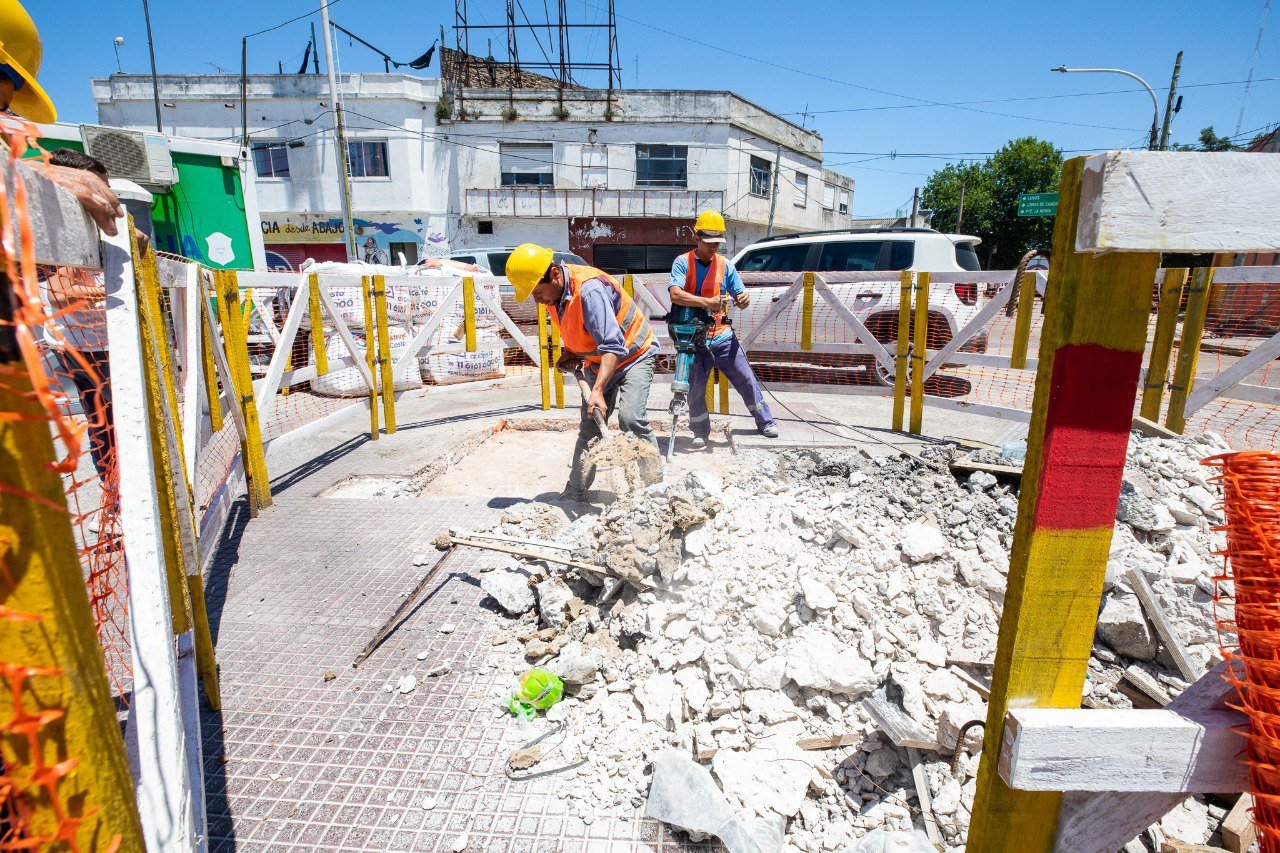 Avanzan las obras en la zona del Puente Alsina por el Distrito La Ribera