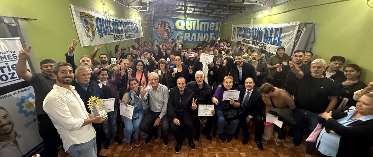 “La Esperanza y alternativa es con Axel Kicillof” afirmaron el Dr. Daniel Gollan y el quilmeño Gabriel Berrozpe