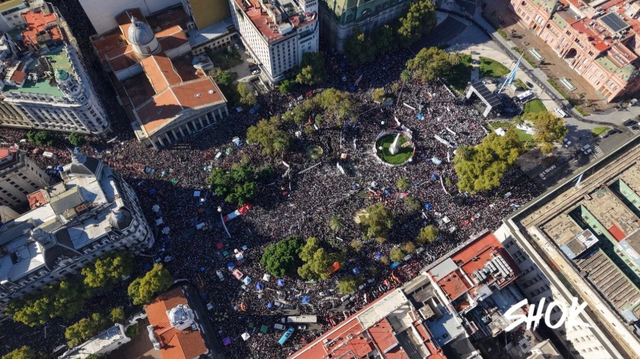24 de marzo: Una multitud dijó «nunca más» con fuertes críticas a Milei