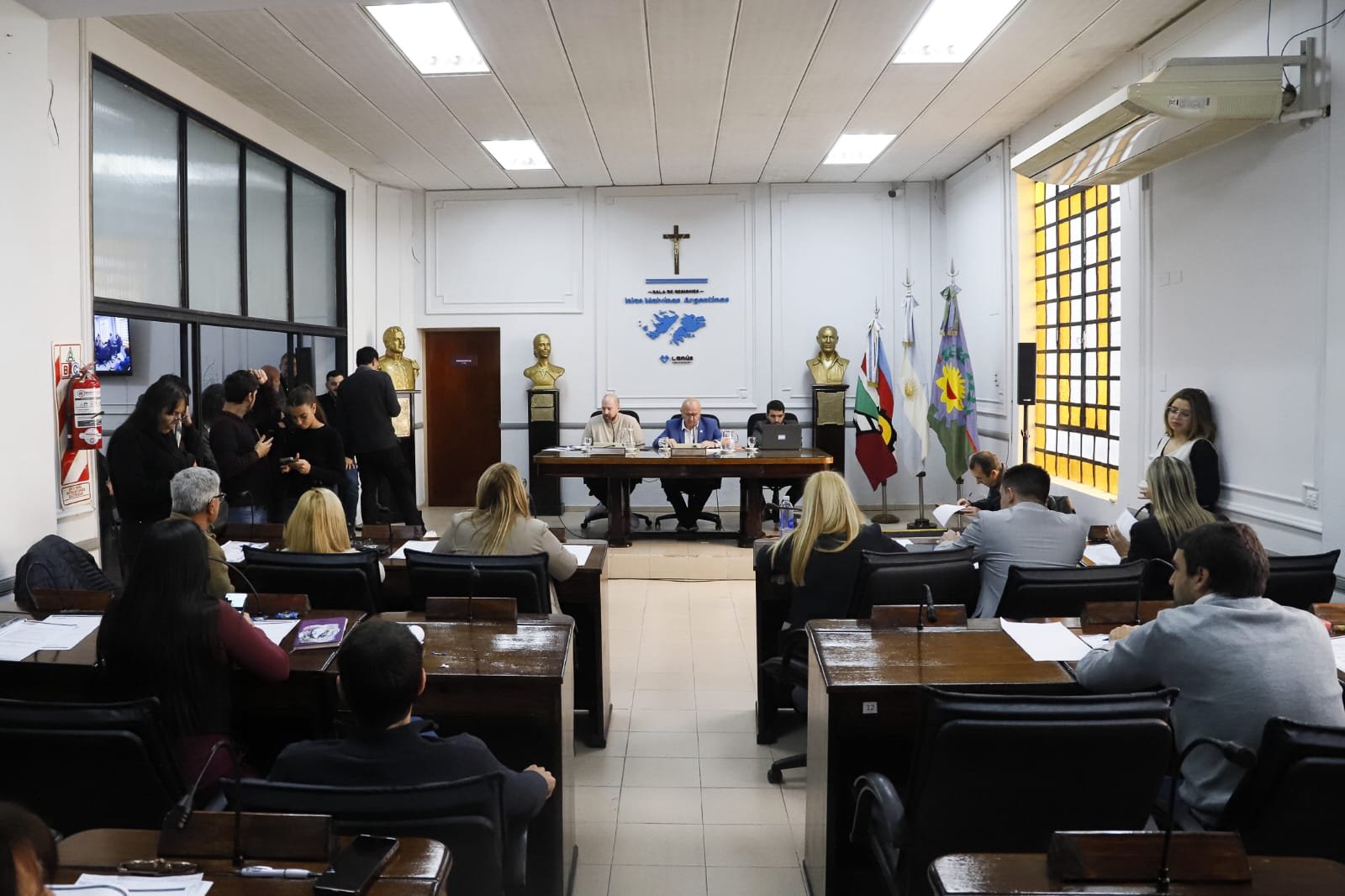 HCD Lanús: Aprobaron iniciativas sobre seguridad, educación, salud y fortalecimiento institucional