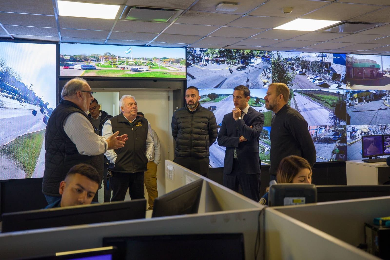 Los municipios de Lanús y Ezeiza firmaron un convenio de cooperativo en segurida
