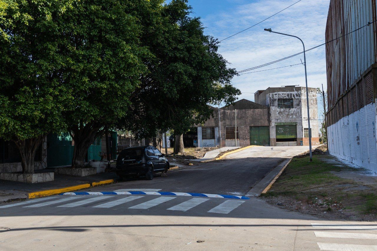 Lanús: abren la calle Liniers en la esquina con Darragueira
