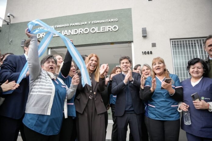 Avellaneda: Kicillof visitó Gerli para inaugurar un Centro de Cuidado Familiar y Comunitario