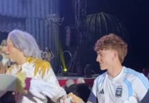 El Colo Barco fue al Circo Rodas y recibió una ovación