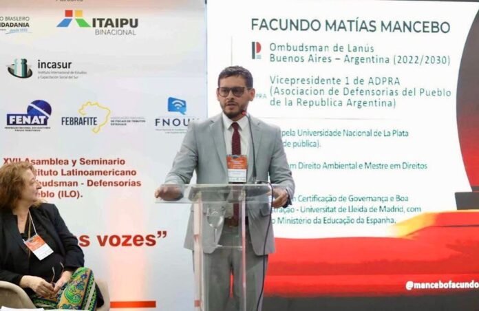 Mancebo llevó a Brasil su planteo sobre la independencia de las Defensorías