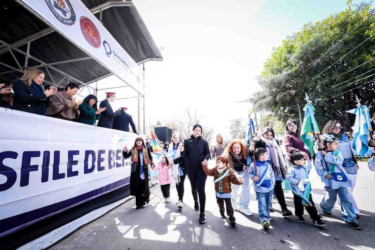 Bernal cumplió 66 años: celebraron con un desfile y anunciaron obras