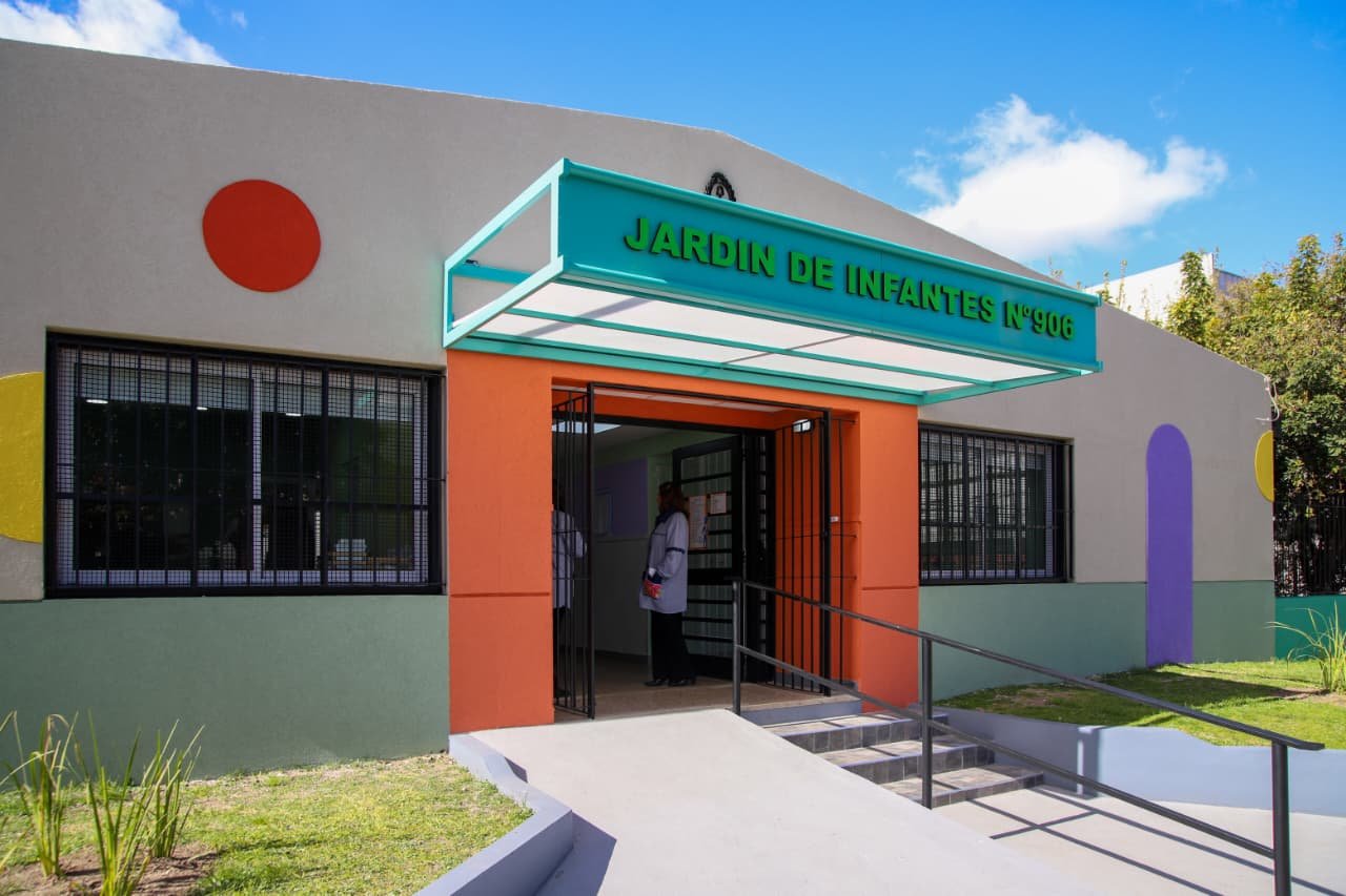Avellaneda: inauguraron obras en la Secundaria 4 y el Jardín 906
