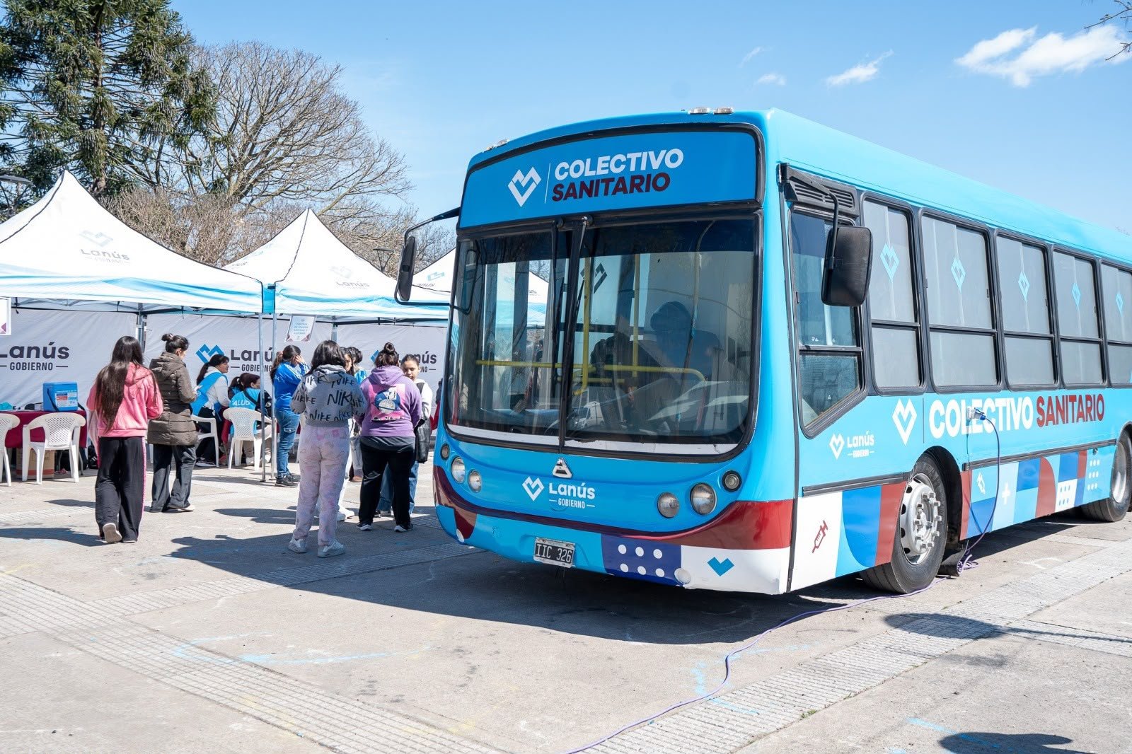 Lanús: presentaron el nuevo Colectivo Sanitario en el barrio Villa Independencia