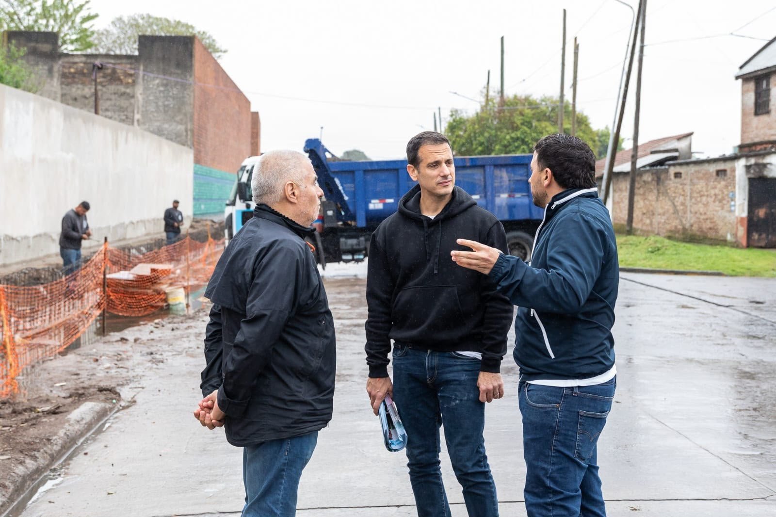 Lanús: Avanzan obras alrededor del Cementerio Municipal