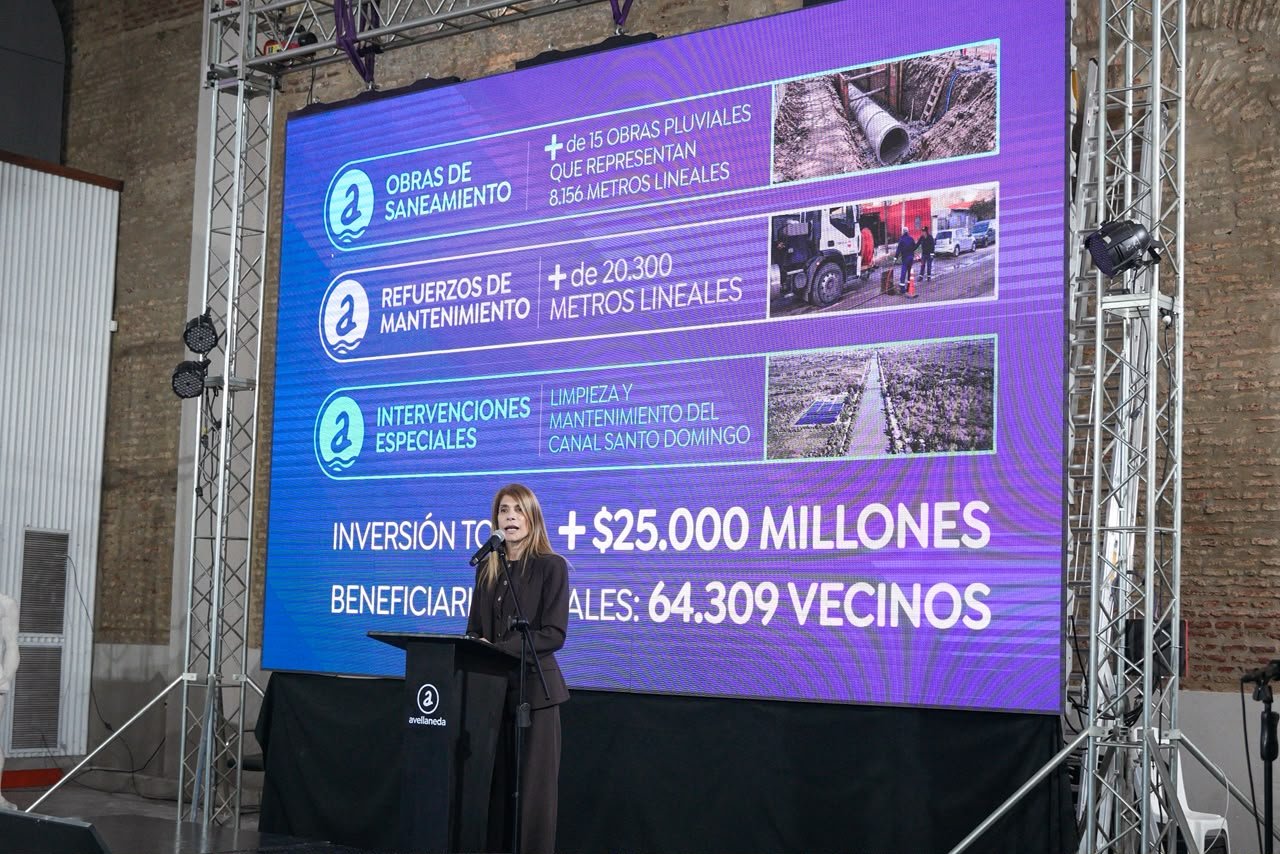 Avellaneda: presentaron el Plan Hídrico 2026-2027, los principales puntos